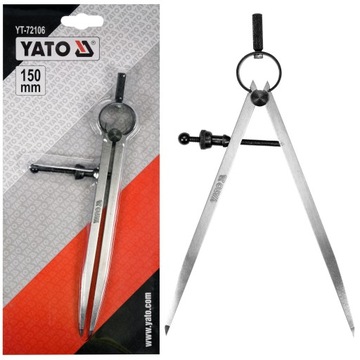 МАРКИРОВОЧНЫЙ КОМПАС С ВИНТОВЫМ ЗАМКОМ И ПРУЖИНОЙ 150ММ