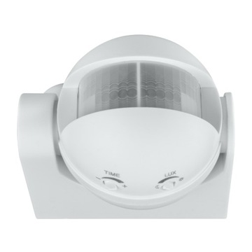 PIR датчик движения, IP44, белый