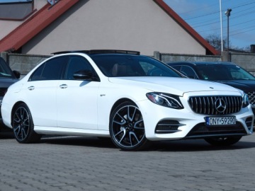 Mercedes Klasa E W213 Limuzyna AMG 3.0 AMG 43 401KM 2017 Mercedes E43 AMG 401 4m Burmaster Pamięć AirMatic Panorama Designo 20" Blis, zdjęcie 3