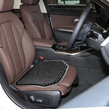 Чехол на сиденье автомобиля Деревянная подушка на сиденье с бусинами