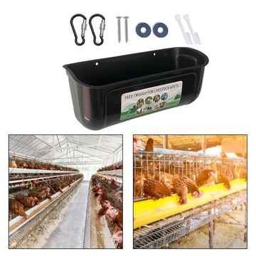 Кормушка для скота Поилка для гусей Covenient Принадлежности для коз Черный