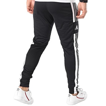 MĘSKIE SPODNIE DRESOWE ADIDAS SQUADRA 21 SPORTOWE ZWĘŻANE CZARNE r.XL