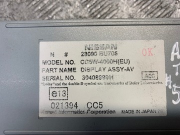 DISPLEJ LCD NISSAN OE 28090BU705