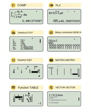 Kalkulator Naukowy 991ES <> 417 Funkcji z notesem elektronicznym
