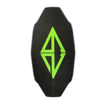 Skimboard GoZone PRO black/green Deska do skimboardingu Pianka EVA, laminat