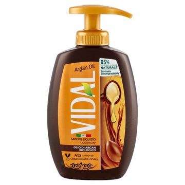 Vidal Argan Oil Mydło w Płynie 300ml WŁOCHY