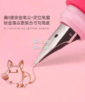 Перьевая ручка Schneider Base Kid Student, пишущая для каллиграфии, наконечник из иридия