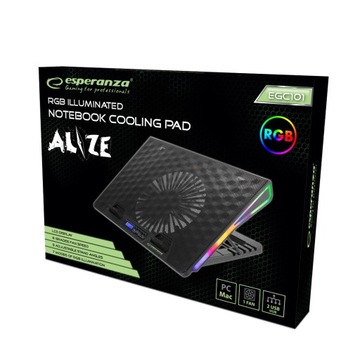 Охлаждающая подставка для ноутбука ESPERANZA LED RGB ALIZE