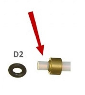 4 уплотнительных кольца для разъема DeLonghi 6 мм