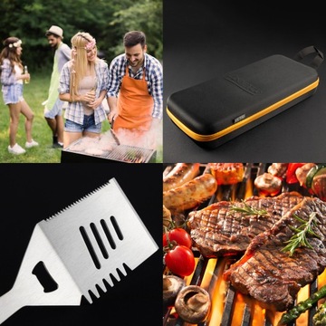 Набор столовых приборов для барбекю BBQ Legend в футляре