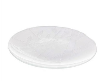 TALERZ DESEROWY SZKLANY BAMBUS JASŁO 20 CM