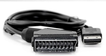 ЕВРОСОЕДИНИТЕЛЬНЫЙ КАБЕЛЬ RGB SCART ДЛЯ КОНСОЛИ SEGA DREAMCAST 180 СМ