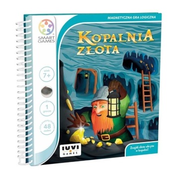Gra logiczna Kopalnia złota Smart Games układanka magnetyczna 48 zadań