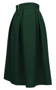 ЮБКА-БУТЫЛКА С КОНТРАЛЬНЫМИ ПЛИСТАМИ МИДИ 40 Л