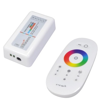 Sterownik + pilot LED RGBW 2,4GHz 24A 12-24V