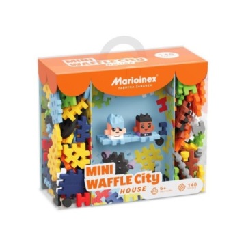Sada stavebních kostek Stavebnice pro Děti Waffle Mini Dům 148