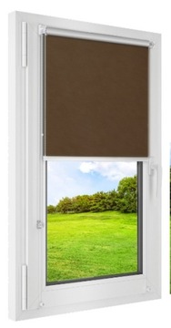 ZACIEMNIAJĄCA roleta BRĄZOWA fix 50x150 cm