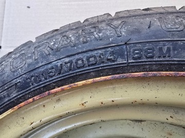 KOLO DOJEZDOVÉ SJEZDOVKY REZERVY HONDA JAZZ II 115/70/14 4X100 DUNLOP