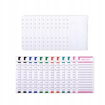 Бюджетная папка из искусственной кожи формата А6 для составления бюджета