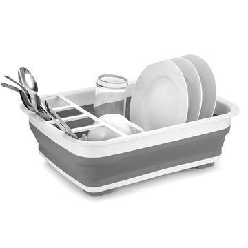 СКЛАДНАЯ силиконовая сушилка для посуды CAMPING Кухня на колесах