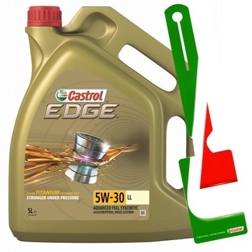 castrol edge titanium fst ll 5w-30 5l + zawieszka