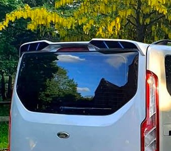 Transit Custom Tourneo spoiler tylny dachowy klapa podnoszona do góry