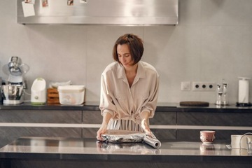 ФОЛЬГА ПИЩЕВАЯ АЛЮМИНИЕВАЯ ТОЛСТАЯ С МИКРОТИСНЕНИЕМ