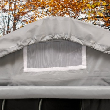 Палатка гаражная 2,4х3,6м, ПВХ 800 Н, земляно-серый