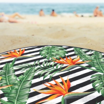 Коврик для пикника, круглый пляжный, 138 см