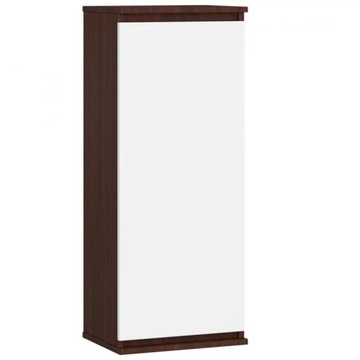 Witryna do salonu wisząca wenge biała 3 półki 40cm