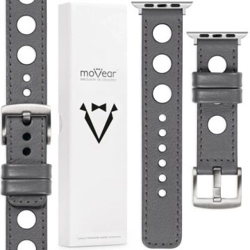 Exkluzivní kožený řemínek pro Apple Watch 42/41/40/38 mm Movear