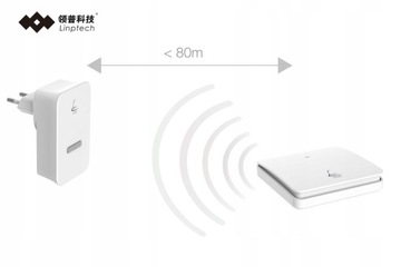 БЕСПРОВОДНОЙ ДВЕРНОЙ ЗВОНОК LINBELL M2L БЕЗ БАТАРЕИ