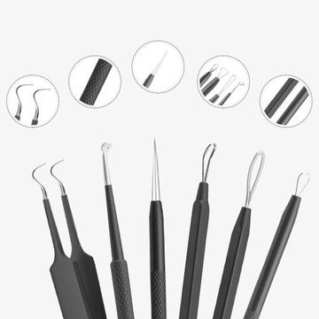 НАБОР ЛОЖЕК ДЛЯ УДАЛЕНИЯ ЧЕРНОВ, 6 ЭЛЕМЕНТОВ