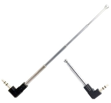 ANTENA RADIOWA MINI JACK 3,5MM DO SMARTFONA TELEFON SKŁADANA RADIO FM OG40A