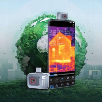 Тепловизор HD 256x192 P2 Thermal Master Miniature USB C + чехол