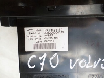 DISPLEJ BUDÍK VOLVO C70 II 30752926
