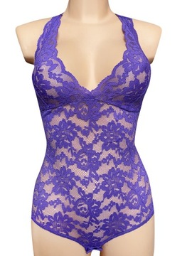 Intimissimi Fioletowe Koronkowe Body Rozmiar S