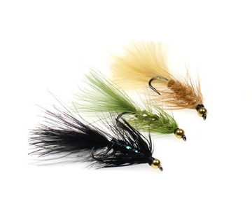 Mucha streamer Puchowiec set 3 szt #6 /194
