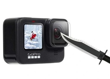 Чехол защитный чехол для камеры GoPro Hero 12 11 10 9 + стекло