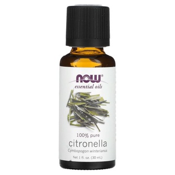 NOW Foods, Olejki Eteryczne, Cytryniella, 1 uncja fl (30 ml)