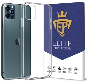 ETUI DO IPHONE 12 12 PRO CLEAR SLIM NA TELEFON AMORTYZUJĄCE ORYGINALNE