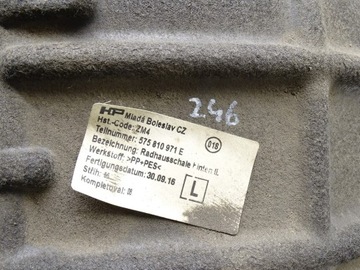 PODBĚH LEVÉ LEVÝ ZADNÍ SEAT ATECA 575810971E