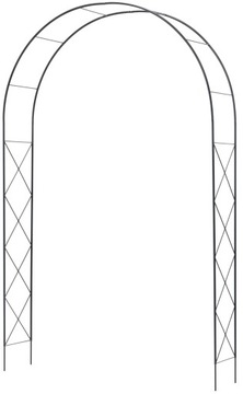 ALTANA METALOWA PERGOLA PODPORA OGRODOWA NA RÓŻE ROŚLINY DEKORKI PNĄCZA ŁUK