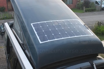 ГИБКАЯ СОЛНЕЧНАЯ ПАНЕЛЬ 170ВТ 12В ПОЛЬША 1530х680 ДЛЯ КАМЕРЫ