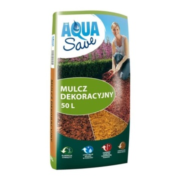 MULCZ KORA OGRODOWA SOSNOWA BRĄZOWY 1-50MM 50L DEKORACYJNA DO OGRODU