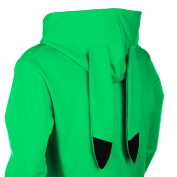 ЗЕЛЕНАЯ ТОЛСТОВКА + УШИ + ПОКЕМОН ПИКАЧУ 140/146