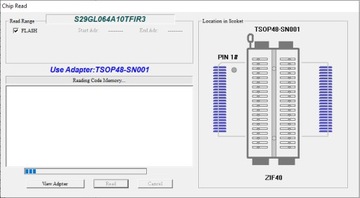 Адаптер (AddOn) MSP55LV100S SSOP70 simple-TL866
