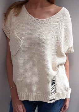 COCOMORE Oversize Свитер в стиле бохо Бежевый Новинка