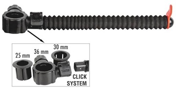 UCHWYT PROSTY TRAPER GST CARBO CLICK D25-36 20 CM