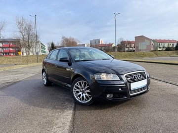 Audi A3 8P Hatchback 3d 2.0 TDI PD 140KM 2007 Audi A3 Sportback 2.0 TDI 140KM, sline, grzane fotele, klima automat, pdc